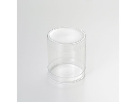 ヘイコー PVC クリスタルボックス 円柱 特小 10個 006834820