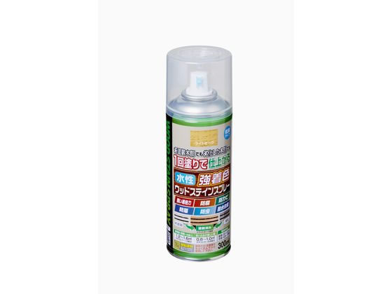 アサヒペン 水性強着色ウッドスプレー 300ml ライトオーク