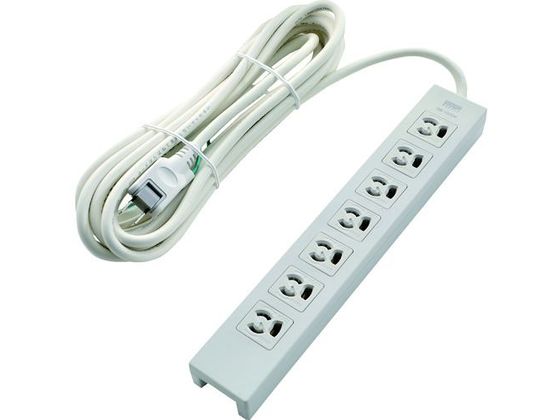 TRUSCO 電源タップ 3P抜け止め7個口 5M アース/マグネット付 TRUSCO 電源タップ 3P抜け止め7個口 5M アース/マグネット付
