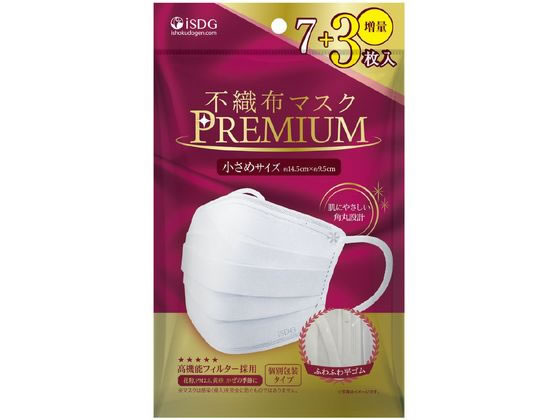 医食同源ドットコム 不織布マスクPREMIUM 小さめ 7枚+3枚