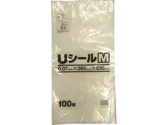 システムポリマー Uシールポリ袋 M 100枚×5袋 U-2
