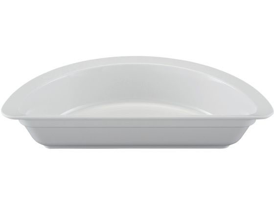 台和 メラミン製フードパン丸型Mハーフ 白TKO-133H-W 446110