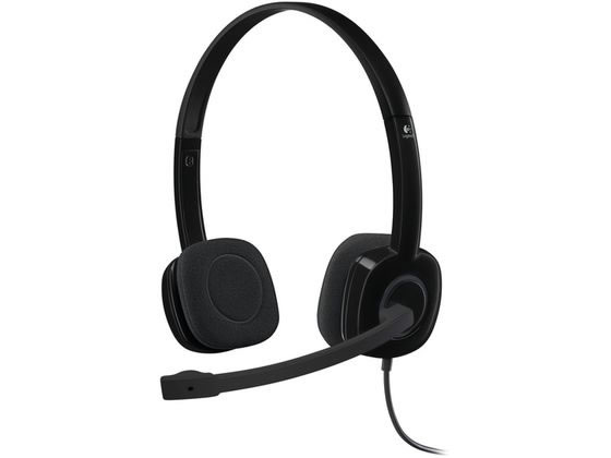 ロジクール ステレオヘッドセット H151 ブラック H151R ロジクール ステレオヘッドセット H151 ブラック H151R