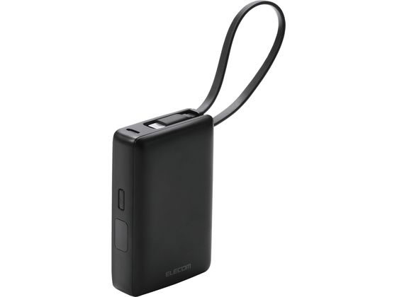 エレコム 残量表示モバイルバッテリー 10000mAh 黒 エレコム 残量表示モバイルバッテリー 10000mAh 黒