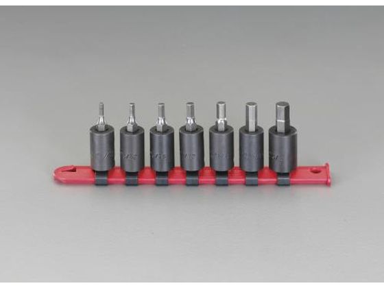 エスコ インパクトHexビットソケットセット インチ 3/8sq EA164WF エスコ インパクトHexビットソケットセット インチ 3/8sq EA164WF