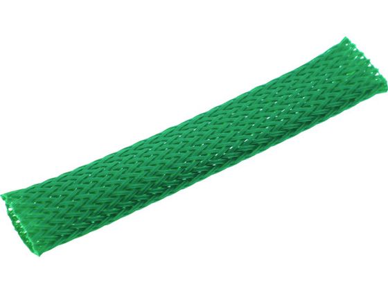 TRUSCO カラー編組チューブ 自然折径13mm 長さ10m 1巻 緑 BTC-12-GN TRUSCO カラー編組チューブ 自然折径13mm 長さ10m 1巻 緑 BTC-12-GN