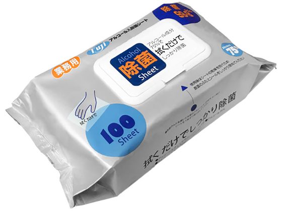 フジナップ フジ アルコール入除菌シート 100枚入 フジナップ フジ アルコール入除菌シート 100枚入