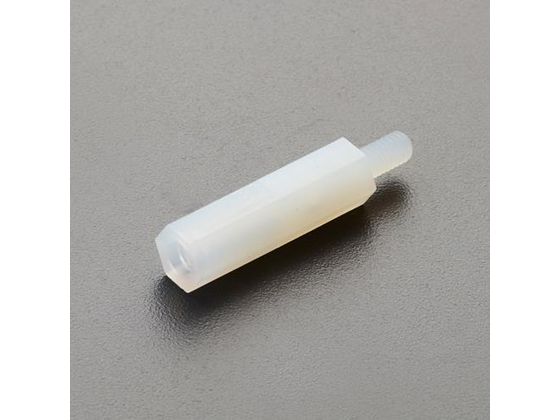 エスコ 六角雄ねじスペーサ ナイロン M3×18.0mm 100個 EA949XA-11