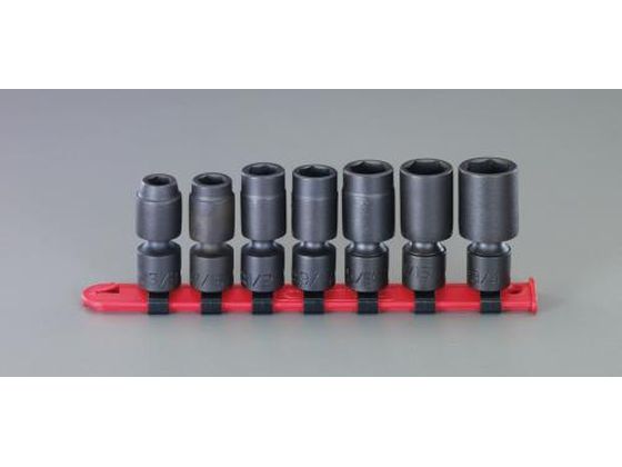 エスコ ユニバーサルインパクトソケットセット 3/8sq EA164WD エスコ ユニバーサルインパクトソケットセット 3/8sq EA164WD