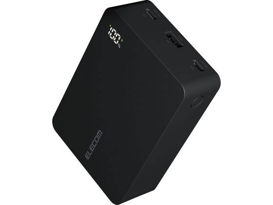 エレコム 残量表示モバイルバッテリー 20400mAh 黒 エレコム 残量表示モバイルバッテリー 20400mAh 黒