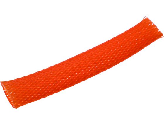 TRUSCO カラー編組チューブ 自然折径13mm 長さ10m 1巻 橙 BTC-12-OR TRUSCO カラー編組チューブ 自然折径13mm 長さ10m 1巻 橙 BTC-12-OR