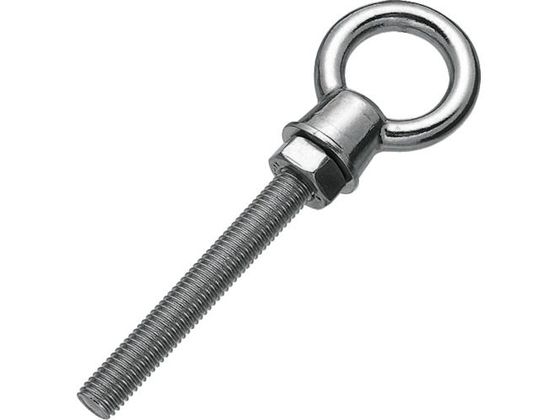 TRUSCO ロングアイボルト ステンレス製 8×穴径24×W3／8 (1個入)