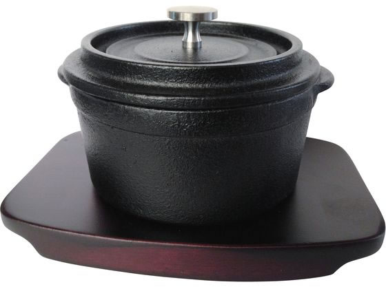 アサヒ ミニココット 10cm 木台付 D-600 5909200 アサヒ ミニココット 10cm 木台付 D-600 5909200