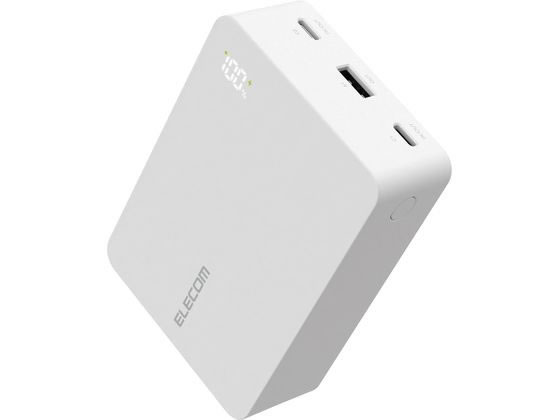 エレコム 残量表示モバイルバッテリー 20400mAh 白 エレコム 残量表示モバイルバッテリー 20400mAh 白