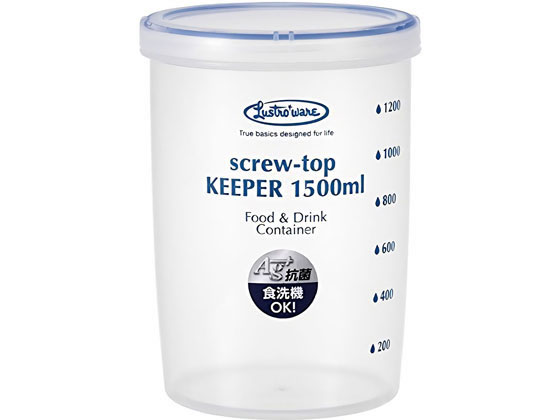 岩崎工業 スクリュートップキーパー1500ml 深型 B-2276