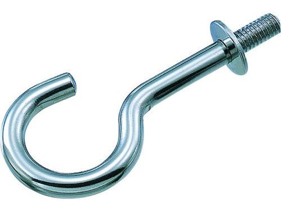 TRUSCO 吊りフック ステンレス製 ねじ径M6 W寸法32mm(1S=1袋)