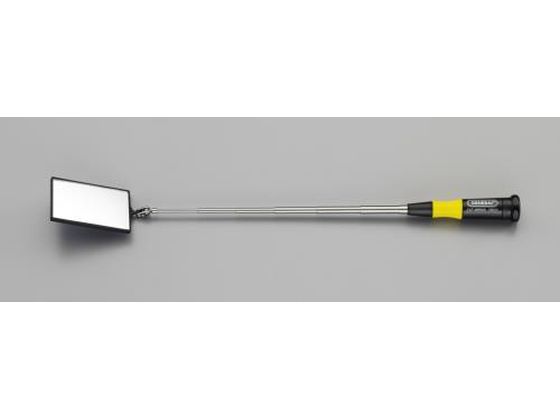 エスコ 点検ミラー 伸縮柄 51×76mm 228-770mm EA724GT-12
