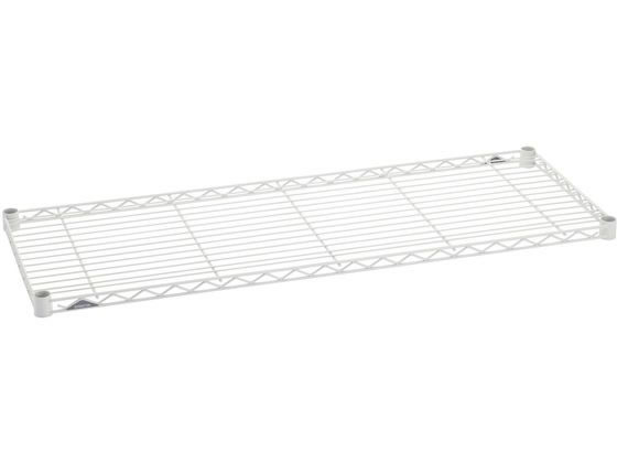 ●色：ホワイト●商品サイズ：幅 ６００×奥行 ３５０×高さ ４０ｍｍ●材質：棚板：スチール（エポキシコーティング仕上げ）、テーパードスリーブ：ＡＢＳ樹脂●商品重量：２０００ｇ●耐荷重：１３５ｋｇ／棚１