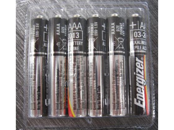 エスコ 電池 6本 AAAA EA758CL-10B