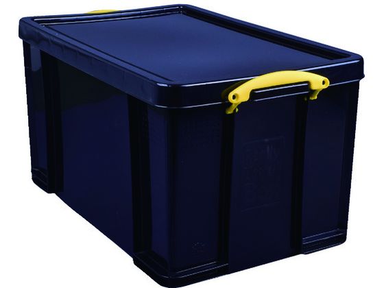 RUP コンテナ Really Useful Box 84L ブラック 84BLK