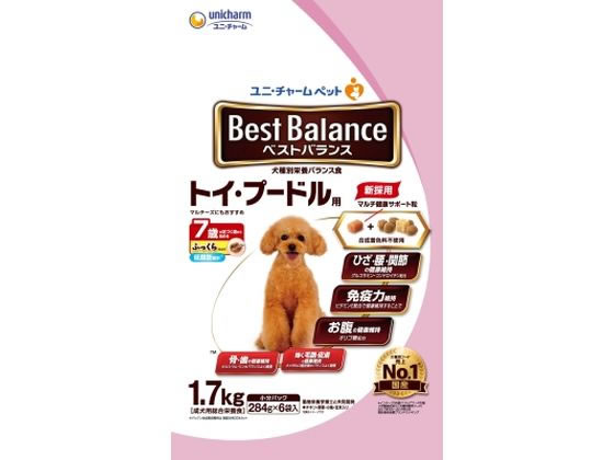 ユニ・チャーム ベストバランス ふっくら プードル 7歳 低脂肪 1.7kg