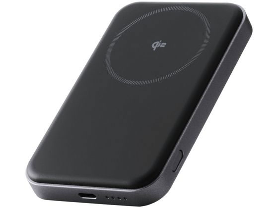 エレコム ワイヤレスモバイルバッテリー 5000mAh ブラック DE-C68-5000BK エレコム ワイヤレスモバイルバッテリー 5000mAh ブラック DE-C68-5000BK