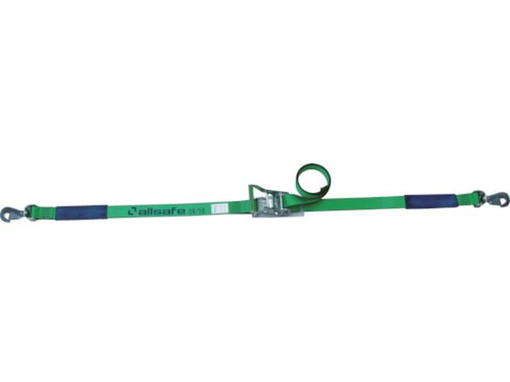 allsafe ラッシングベルト ラチェット式回転スナップフック 重荷重