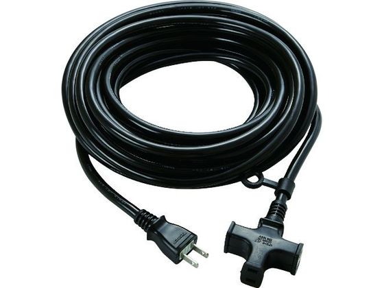 TRUSCO 3個口ソフトタイプ延長コード 10m ブラック TKC15-103PSBK TRUSCO 3個口ソフトタイプ延長コード 10m ブラック TKC15-103PSBK