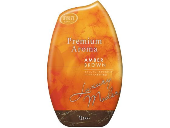 エステー お部屋の消臭力 Premium Aroma アンバーブラウン 400mL