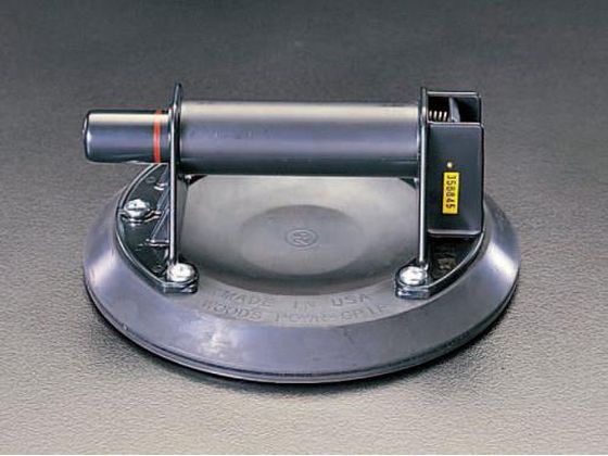 エスコ サクションリフター ポンプ付 57kg EA950CB
