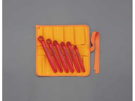 ●メーカー：ＫＮＩＰＥＸ（クニペックス）●型番：※ＥＳＣＯオリジナルセット品●【セット内容】：絶縁片口スパナ６本組セット ＥＡ６４０ＬＢ−１０（１０ｍｍ 絶縁片口スパナ） ＥＡ６４０ＬＢ−１２（１２ｍ