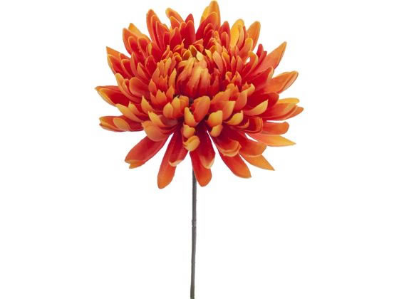 YDM 造花 重ね菊ピック オレンジ YDM 造花 重ね菊ピック オレンジ