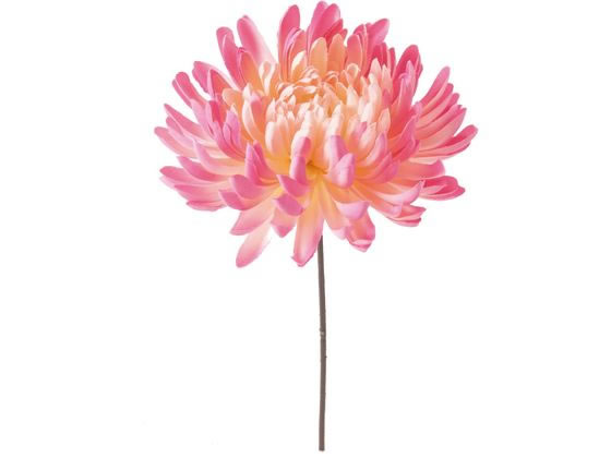 YDM 造花 重ね菊ピック ピンク