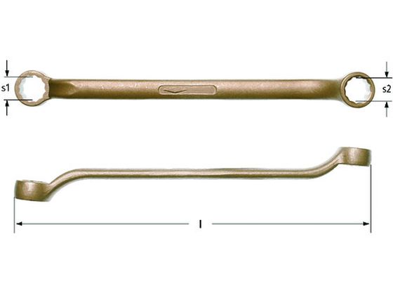 Ampcoスイス 防爆ダブルボックスエンドレンチ36×41mm AC3641B Ampcoスイス 防爆ダブルボックスエンドレンチ36×41mm AC3641B