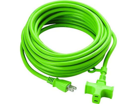 TRUSCO 3個口ソフトタイプ延長コード グリーン TKC15-103PSGN TRUSCO 3個口ソフトタイプ延長コード グリーン TKC15-103PSGN