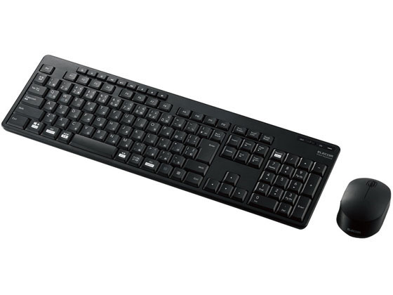 エレコム ワイヤレスフルキーボード マウス付 静音 抗菌 TK-FDM116SKMBK エレコム ワイヤレスフルキーボード マウス付 静音 抗菌 TK-FDM116SKMBK