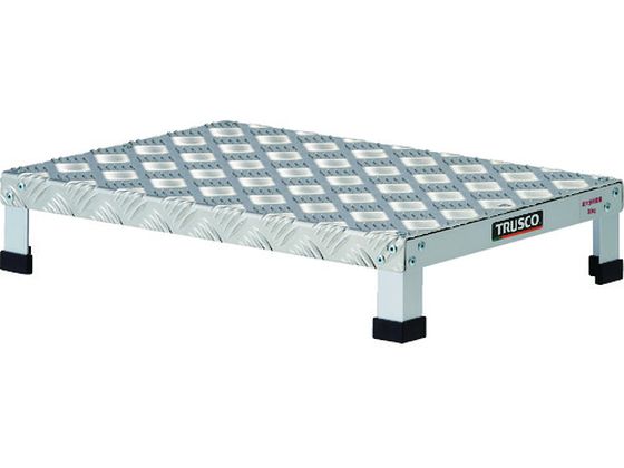TRUSCO ローハイシステムステップ アルミ製足踏台 500×350×H100 LH