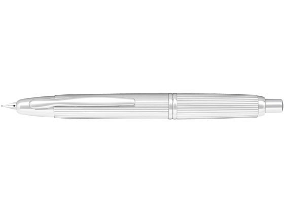パイロット 万年筆 キャップレス ストライプ 硬めの中字 FC-3MS-S-M