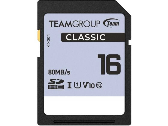 TEAM SDHC UHS-I U1 ClassicV[Y16GB TSDHC16GIV1001