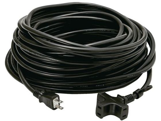 TRUSCO 3個口ソフトタイプ延長コード 20m ブラック TKC15-203PSBK TRUSCO 3個口ソフトタイプ延長コード 20m ブラック TKC15-203PSBK