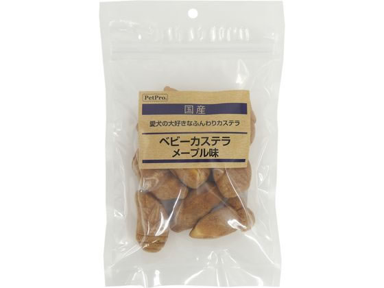 ペットプロジャパン 国産おやつ ベビーカステラ メープル味 70g