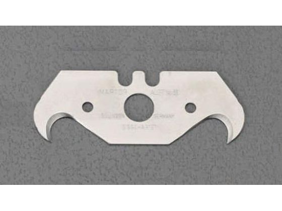 エスコ カッターナイフ替刃 フックブレード 10枚 51×19×0.063mm エスコ カッターナイフ替刃 フックブレード 10枚 51×19×0.063mm