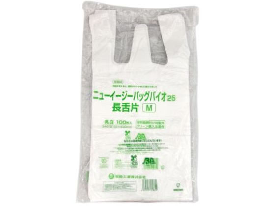 福助 ニュ-イ-ジ-バイオ 長舌片 M 乳白 100枚 00173382