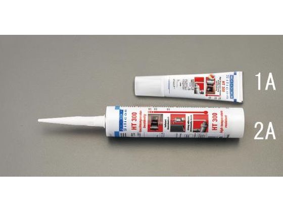 エスコ シリコ-ンシーラント 高温用 赤 310ml EA930AH-2A