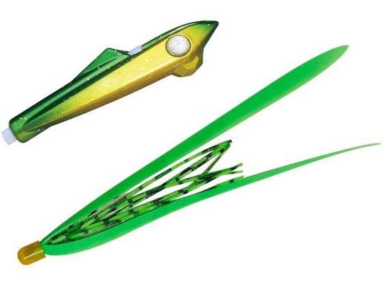ジャッカル ビンビンロケット 20g #F195 ラメグリキン 蛍光GR