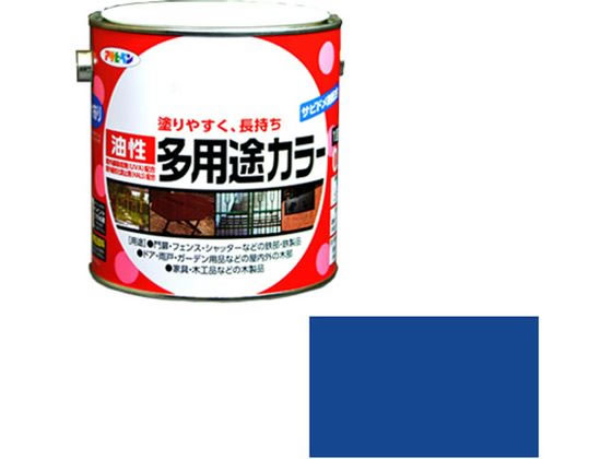 アサヒペン 油性多用途カラー 0.7L 青