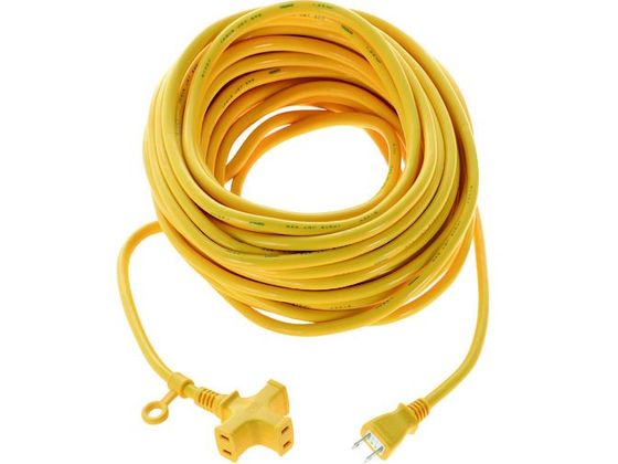 TRUSCO 3個口ソフトタイプ延長コード 20m イエロー TKC15-203PSY TRUSCO 3個口ソフトタイプ延長コード 20m イエロー TKC15-203PSY