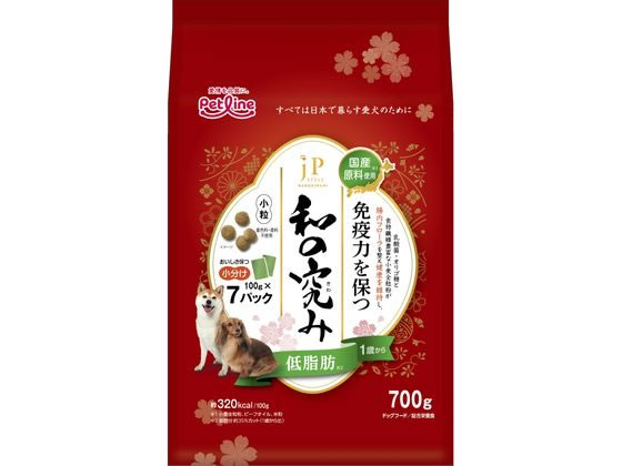 ペットライン JPスタイル和の究み 小粒 低脂肪 1歳から 700g ペットライン JPスタイル和の究み 小粒 低脂肪 1歳から 700g