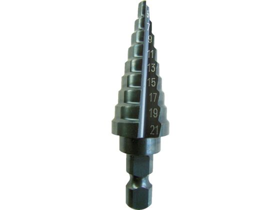 TRUSCO ステップドリル 2枚刃黒染め表面処理 5〜25mm 段数11 NMS-25 TRUSCO ステップドリル 2枚刃黒染め表面処理 5〜25mm 段数11 NMS-25