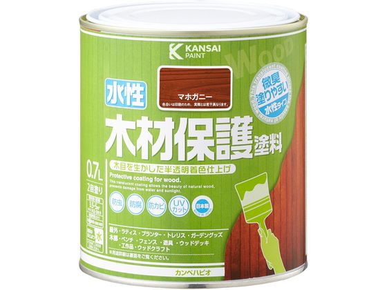 カンペハピオ 水性木材保護塗料 マホガ二ー 0.7L カンペハピオ 水性木材保護塗料 マホガ二ー 0.7L